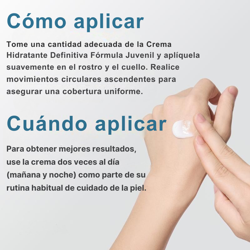 Crema NIDA - Fórmula de la Juventud. El "Botox Coreano" que resta años de vida
